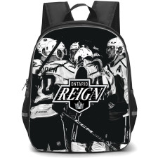 Ontario Reign Backpack School Bag StudentPack - Team Grayscale Poster