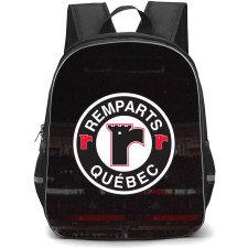 Quebec Remparts Backpack School Bag StudentPack - Logo Stadium Background