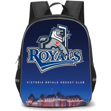 Victoria Royals Backpack School Bag StudentPack - Logo Night City Background