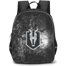 Henderson Silver Knights Backpack School Bag StudentPack - Logo Grunge In Black Background