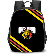 Owen Sound Attack Backpack School Bag StudentPack - Large Logo Stripe