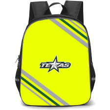 Texas Stars Backpack School Bag StudentPack - Large Logo With Stripe