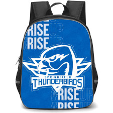 Springfield Thunderbirds Backpack School Bag StudentPack - Logo White And Blue Poster