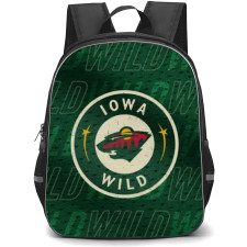 Iowa Wild Backpack School Bag StudentPack - Logo Wordmark Green Poster