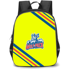 Hartford Wolf Pack Backpack School Bag StudentPack - Large Logo With Stripe