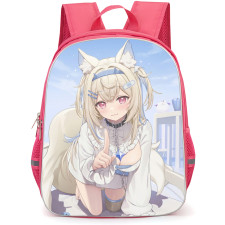 Hololive Fuwawa Abyssgard Backpack School Bag StudentPack - Fuwawa Abyssgard Pointing Up Portrait