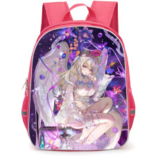 Hololive Fuwawa Abyssgard Backpack School Bag StudentPack - Fuwawa Abyssgard Sitting Space Portrait
