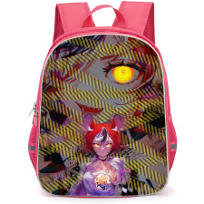 Hololive Hakos Baelz Backpack School Bag StudentPack - Hakos Baelz Playing Dice Poster