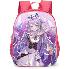 Hololive Koseki Bijou Backpack School Bag StudentPack - Koseki Bijou Wacky Portrait Crystal Background