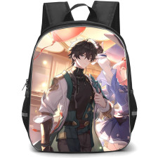 Honkai Star Rail Dan Heng Backpack School Bag StudentPack - Dan Heng Walking Side Eye Fierce Portrait