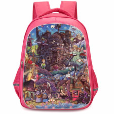 Howl's Moving Castle Backpack StudentPack - Howl's Moving Castle 2004 Movie Poster