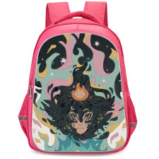 Howl's Moving Castle Backpack StudentPack - Howl's Moving Castle Howl and Calcifer Poster Art