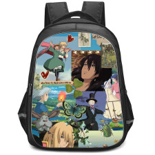 Howl's Moving Castle Backpack StudentPack - Howl's Moving Castle Movie Scene Poster