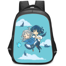 Howl's Moving Castle Backpack StudentPack - Howl's Moving Castle Sophie And Howl Flying In The Blue Sky Poster