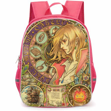 Howl's Moving Castle Backpack StudentPack - Howl's Moving Castle Vintage Poster