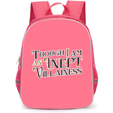 Though I Am An Inept Villainess Backpack School Bag StudentPack - Though I Am An Inept Villainess Series Logo Wordmark Sticker