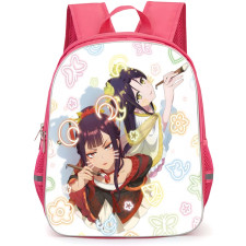 Though I Am An Inept Villainess Backpack School Bag StudentPack - Shu Keigetsu And Kou Reirin Painting Portrait Poster