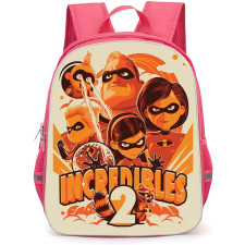 The Incredibles Backpack StudentPack - The Incredibles 2 Retro Illustration Art Poster