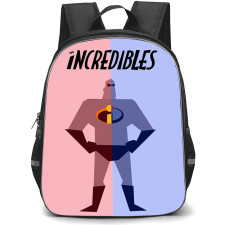 The Incredibles Bob Parr Backpack StudentPack - The Incredibles Bob Parr Standing Minimalist Art Poster