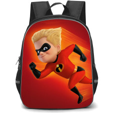 The Incredibles Dash Backpack StudentPack - The Incredibles Dash Running 3D Art On Red Background