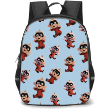 The Incredibles Jack Backpack StudentPack - The Incredibles Jack 3D Pattern Art On Gray Background