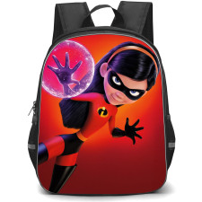 The Incredibles Violet Parr Backpack StudentPack - The Incredibles Violet Parr Creating Froce Field On Red Background