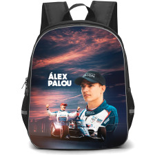 IndyCar Series Alex Palou Backpack School Bag StudentPack - Alex Palou Portrait Collage Series Poster