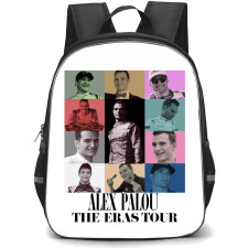IndyCar Series Alex Palou Backpack School Bag StudentPack - Alex Palou The Eras Tour Portrait Collage Poster