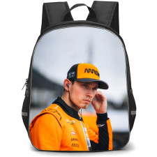 IndyCar Series Christian Lundgaard Backpack School Bag StudentPack - Christian Lundgaard Fierce Portrait