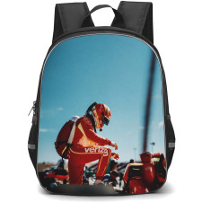 IndyCar Series David Malukas Backpack School Bag StudentPack - David Malukas Race Suit Side Portrait