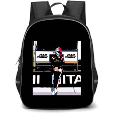 IndyCar Series Josef Newgarden Backpack School Bag StudentPack - Josef Newgarden Comic Art Side Portrait