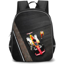 IndyCar Series Josef Newgarden Backpack School Bag StudentPack - Josef Newgarden Walking Car Top View Poster
