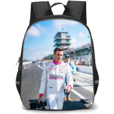 IndyCar Series Kyle Kirkwood Backpack School Bag StudentPack - Kyle Kirkwood Walking Fierce Portrait