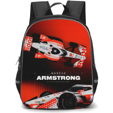IndyCar Series Marcus Armstrong Backpack School Bag StudentPack - Marcus Armstrong Car Series Poster