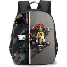 IndyCar Series Backpack School Bag StudentPack - Pitstop Crew Top View