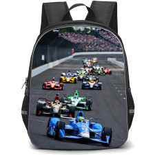 IndyCar Series Backpack School Bag StudentPack - Racing Track Cars