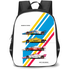 IndyCar Series Scott McLaughlin Backpack School Bag StudentPack - Scott McLaughlin Colors Of Speed Poster