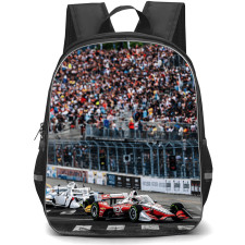 IndyCar Series Scott McLaughlin Backpack School Bag StudentPack - Scott McLaughlin Race Crowd Poster