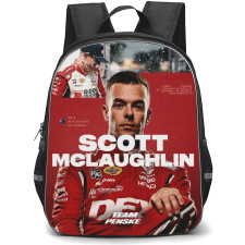IndyCar Series Scott McLaughlin Backpack School Bag StudentPack - Scott McLaughlin Team Portrait Poster