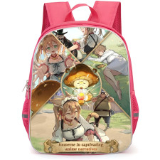 Isekai Slow Life Backpack School Bag StudentPack - Anime Narrative Phrase Poster