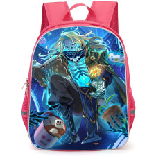 Isekai Slow Life Augustine Backpack School Bag StudentPack - Augustine Fierce Holding Flower Portrait
