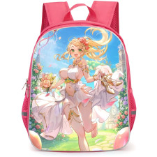 Isekai Slow Life Lina Backpack School Bag StudentPack - Lina Running Happy Portrait