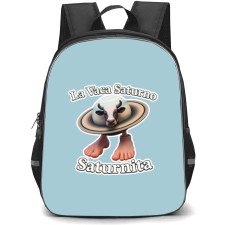 Italian Brainrot La Vaca Saturno Saturnita Backpack StudentPack - La Vaca Saturno Saturnita 3D Art Sticker