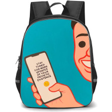 Joan Cornella Backpack StudentPack - STAY TUNED FOR MORE UPDATES OF YOUR PATHETIC EXISTENCE Pop Art