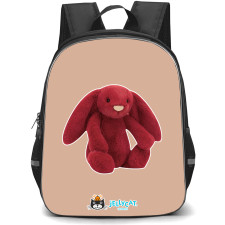 Jellycat Animals Backpack StudentPack - Luxe Bunny Scarlett Portrait