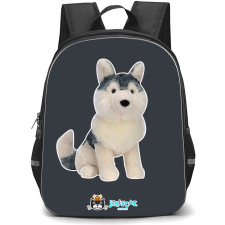 Jellycat Animals Backpack StudentPack - Jackson Husky Portrait