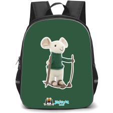 Jellycat Animals Backpack StudentPack - Merry Mouse Skiing Portrait