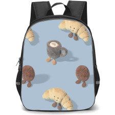 Jellycat Backpack StudentPack - Coffee Bean Pattern Art