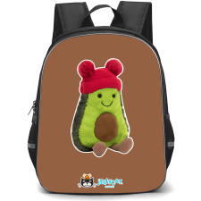 Jellycat Food and Drinks Backpack StudentPack - Bobble Avocado Portrait