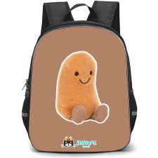 Jellycat Food and Drinks Backpack StudentPack - Bean Portrait